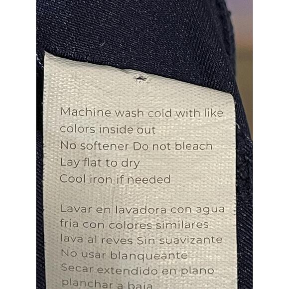 Fabletics Leggings Womens Medium Navy Blue High Rise Pocket Stretch LG2148463 - Picture 9 of 9